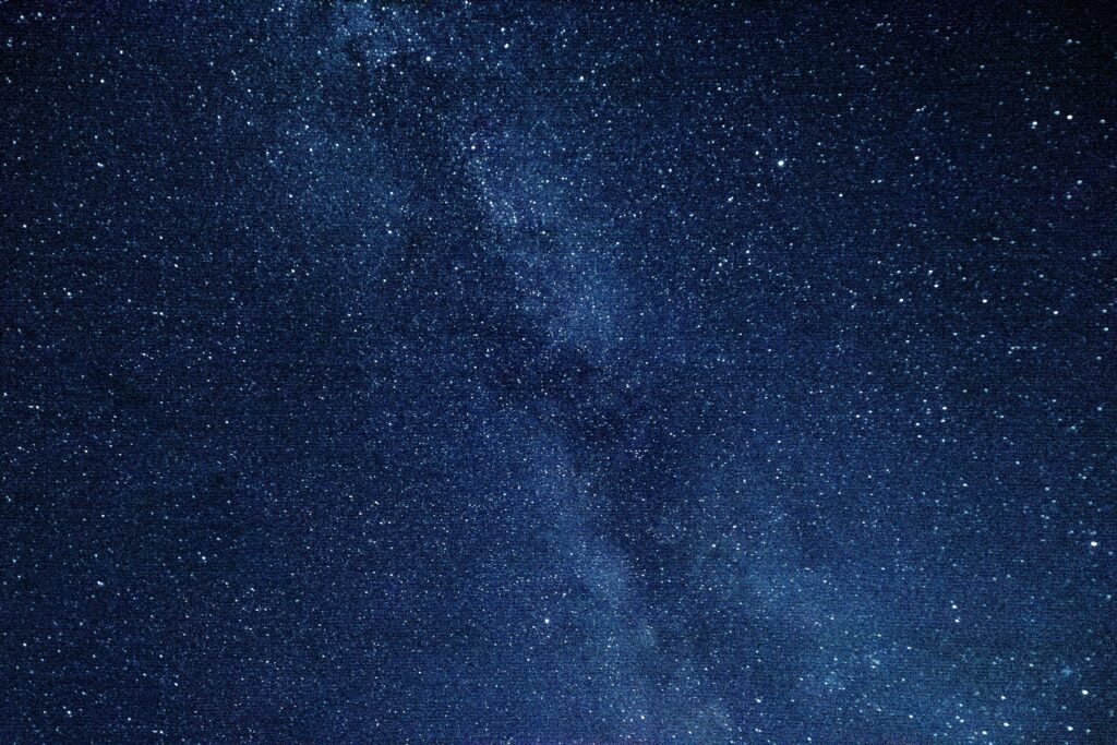 A stunning, clear view of the Milky Way with countless stars in a dark night sky.